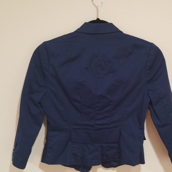 Forever 21 Navy Blue Fitted blazer - Picture 5 of 6